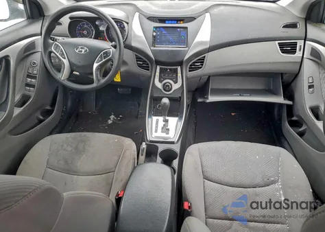 2012 Hyundai Elantra Gls from USA, damaged, VIN KMHDH4AE3CU433901